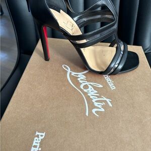 Louboutin size 39.5 like new worn only twice